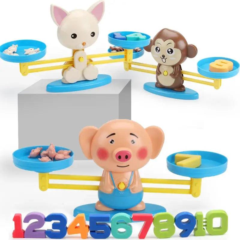  Montessori Math Toy Balance Scale Educational Toy Safe -  ToylandEU™