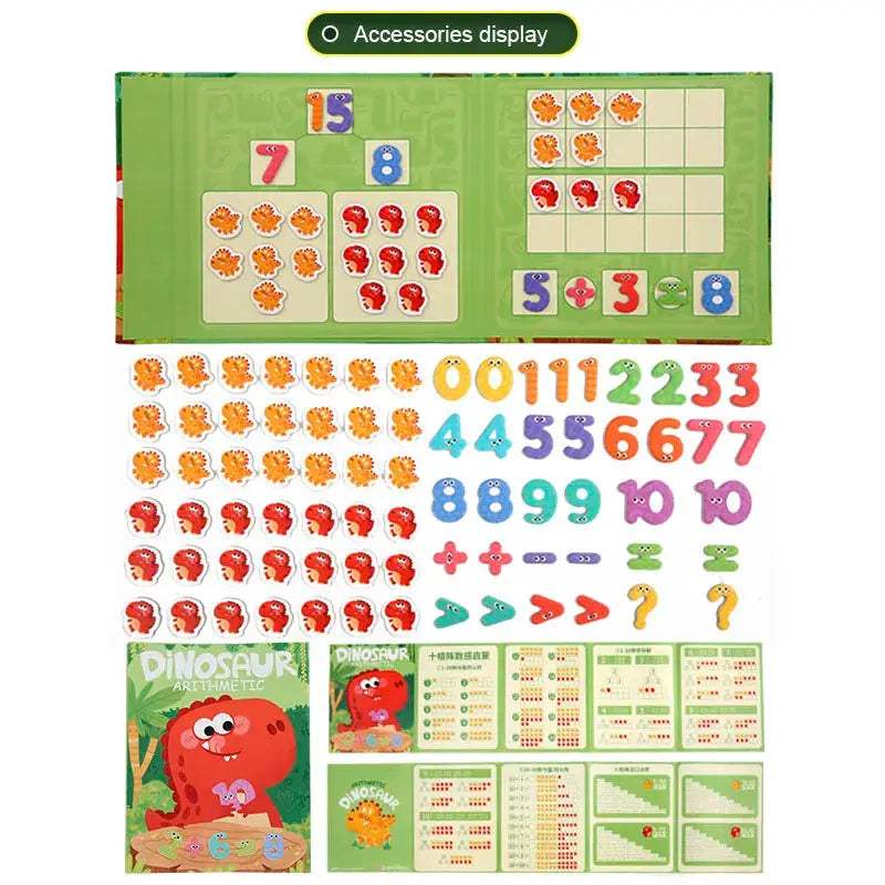 Montessori Math Toy Magnetic Dinosaur For Early Learning - ToylandEU