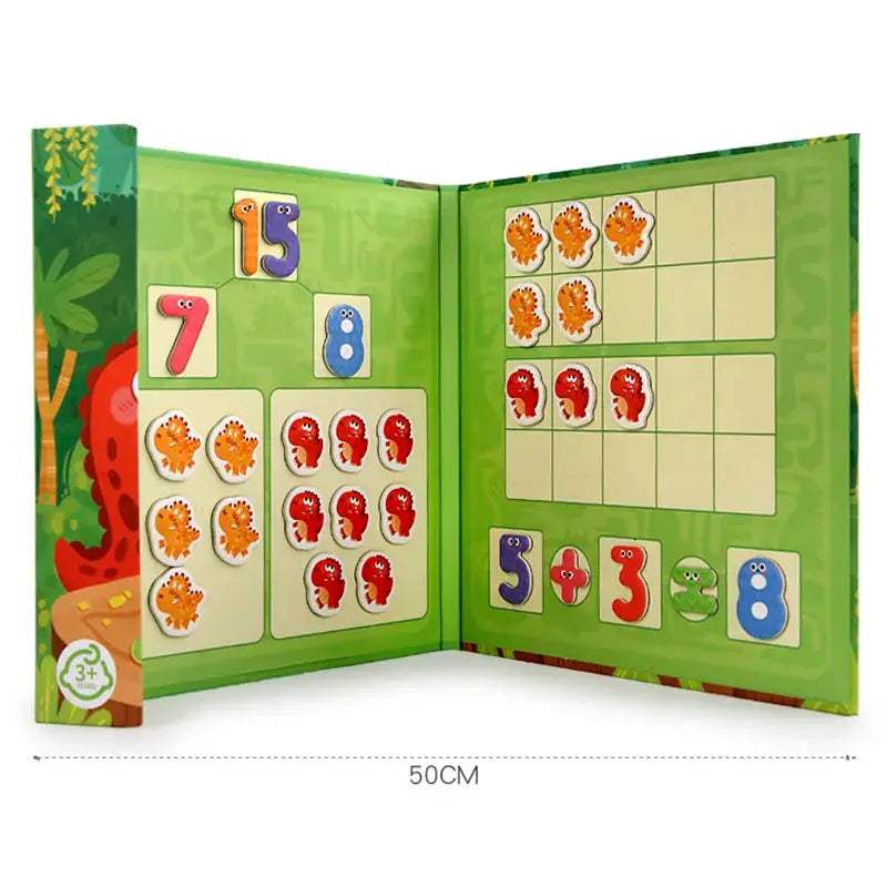 Montessori Math Toy Magnetic Dinosaur For Early Learning - ToylandEU