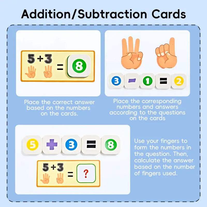 Montessori Math Toys For Kids Hands On Counting Fun - ToylandEU