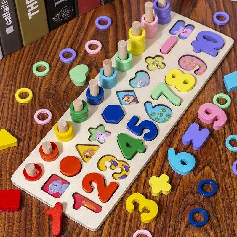 Montessori Math Toys Magnetic Fishing Shape Learning - ToylandEU