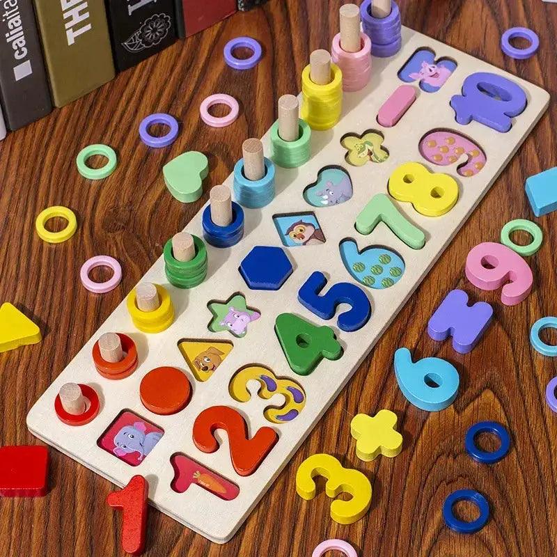  Montessori Math Toys Magnetic Fishing Shapes Learning -  ToylandEU™