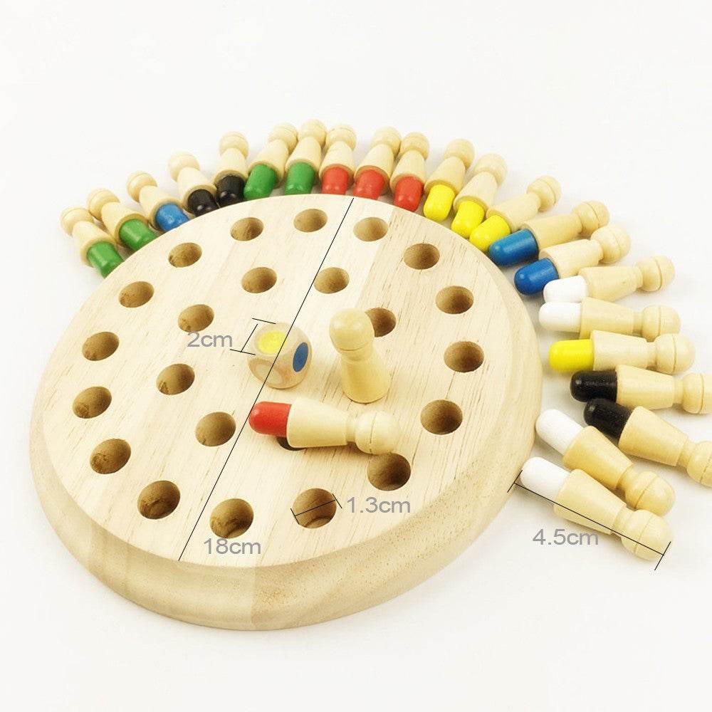 Montessori Match Stick Chess: Забавна обучаваща играчка за 3+ деца - ToylandEU