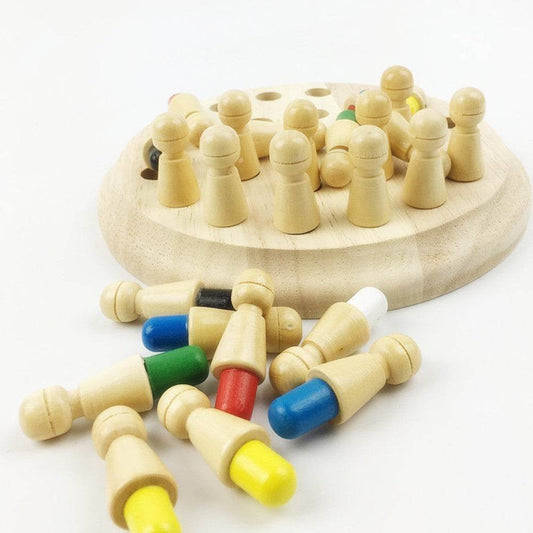 Montessori Match Stick Chess: Забавна обучаваща играчка за 3+ деца - ToylandEU