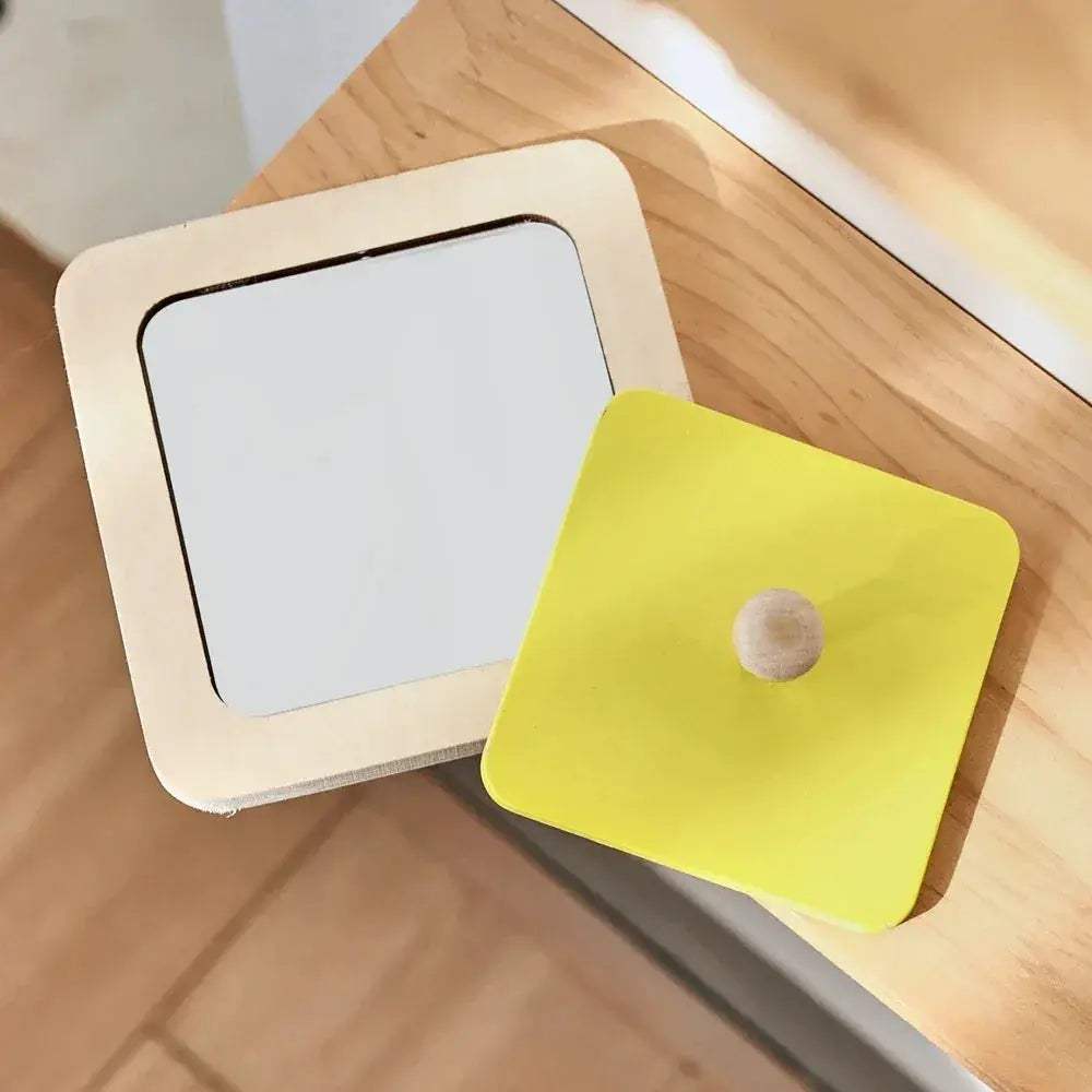 Montessori Mirror Puzzle Busy Board For Sensory Learning - ToylandEU