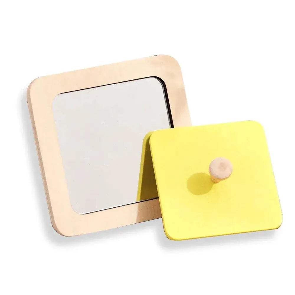 Montessori Mirror Puzzle Busy Board For Sensory Learning - ToylandEU