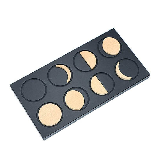 Montessori Moon Phases Puzzle Toy for Kids Aged 3 and Up - ToylandEU