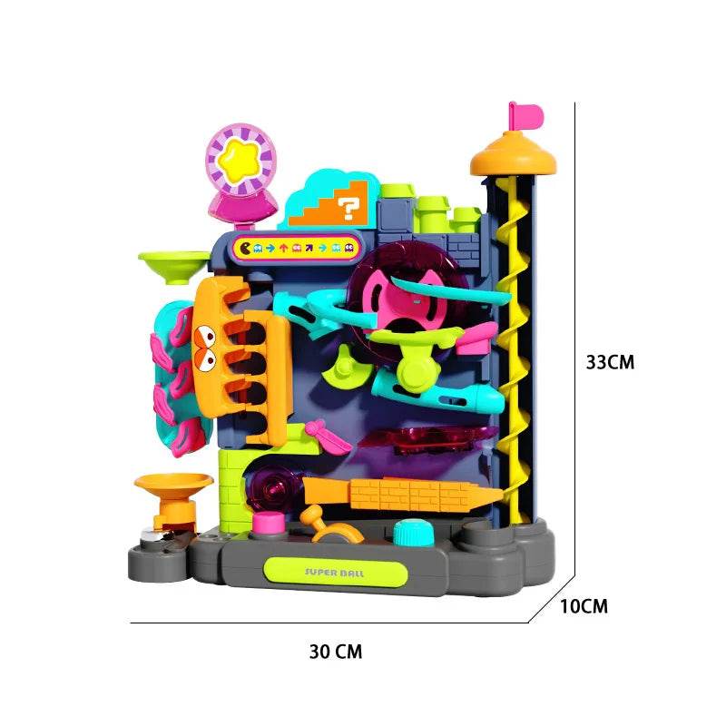 Educational Montessori Toy Multi-Layer Track Adventure Rail Rolling Ball Model for Kids - ToylandEU