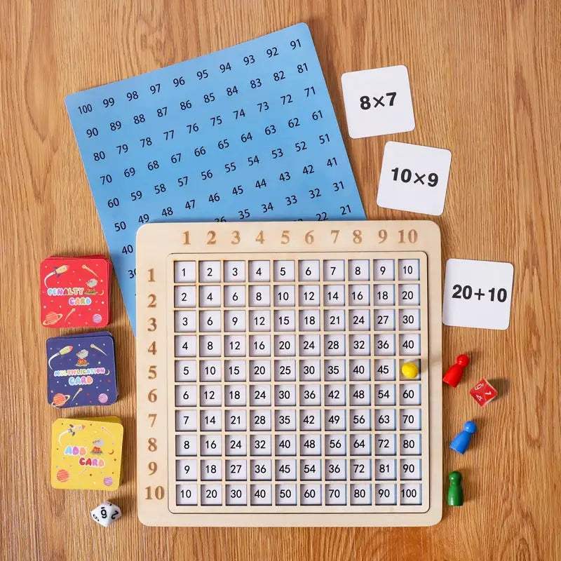 Montessori Multiplication Table Wooden Math Toy For Kids - ToylandEU