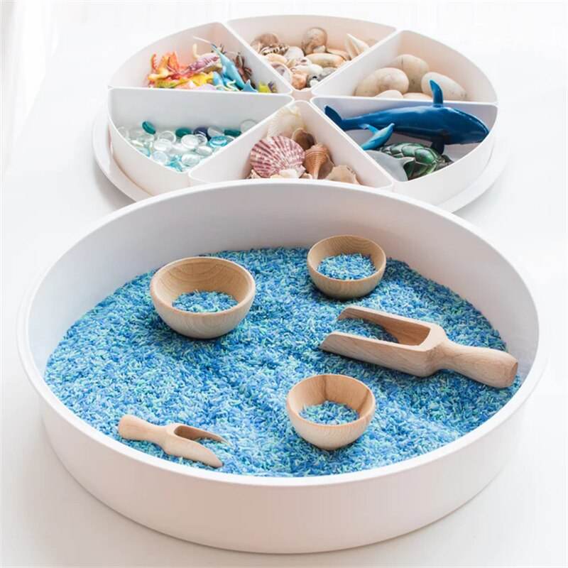 Montessori Ocean & Farm Sensory Play Tray for Kids with Autism - ToylandEU