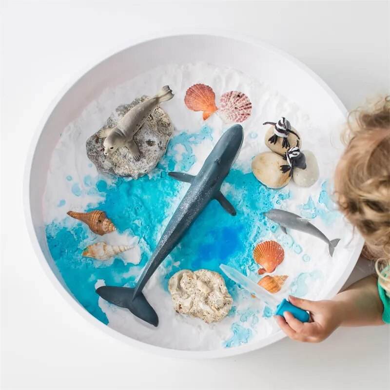 Montessori Ocean & Farm Sensory Play Tray for Kids with Autism - ToylandEU