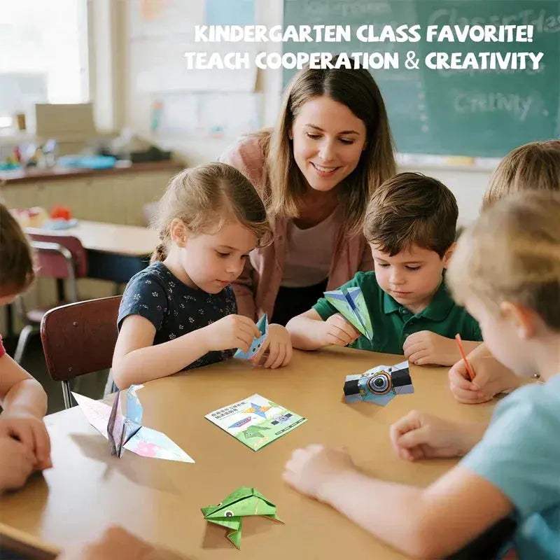 Montessori Origami Paper Kit For Kids DIY STEM Crafts - ToylandEU