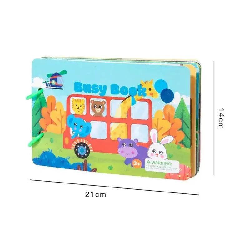  Montessori Repeatedly Sticker Busy Card Book For Kids Educational Toy With Numbers Matching Readings -  ToylandEU™