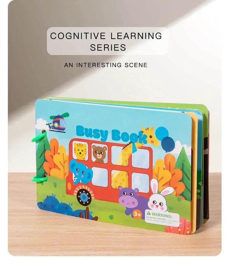  Montessori Repeatedly Sticker Busy Card Book For Kids Educational Toy With Numbers Matching Readings -  ToylandEU™