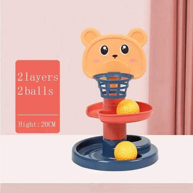 Montessori Rolling Ball Tower Toy For Babies And Toddlers - ToylandEU