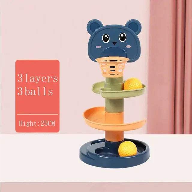 Montessori Rolling Ball Tower Toy For Babies And Toddlers - ToylandEU