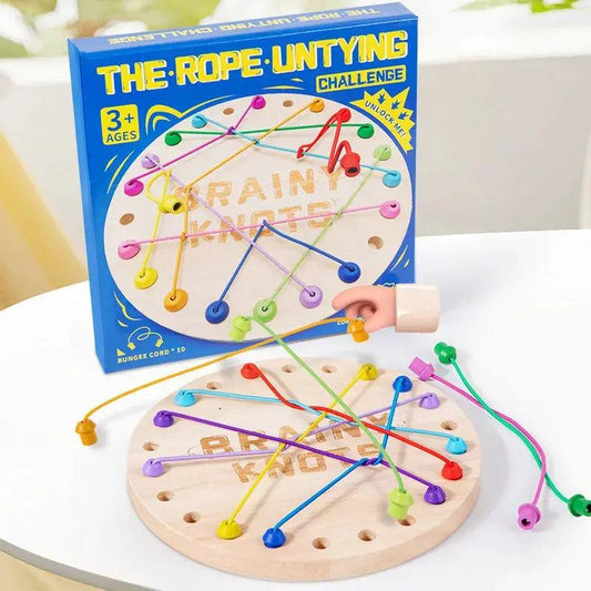  Montessori Rope Puzzle Untangling Game CE Certified -  ToylandEU™