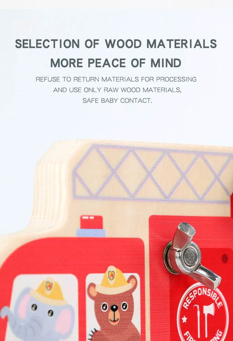 Montessori Screw Driver Board Educational Sensory Toy Preschool Wooden Toy for Toddler Skill Learning - ToylandEU