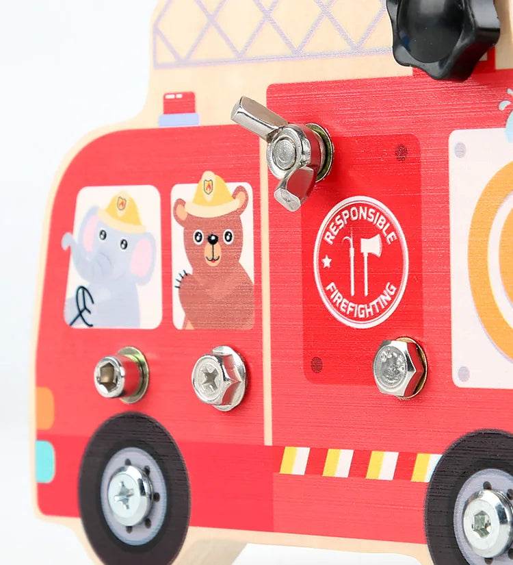 Montessori Screw Driver Board Educational Sensory Toy Preschool Wooden Toy for Toddler Skill Learning - ToylandEU