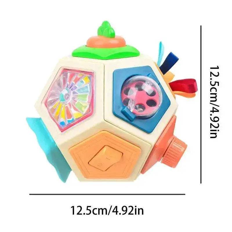  Montessori Sensory Activity Cube for Toddlers Ages 1-2, Travel Friendly Compact Toy for Skill Building -  ToylandEU™