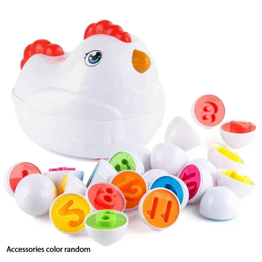  Montessori Sensory Eggs Shape Sorter Educational Toy -  ToylandEU™