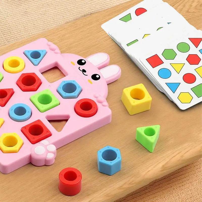 Montessori Shape & Color Matching Game for Toddlers Aged 3+ - ToylandEU