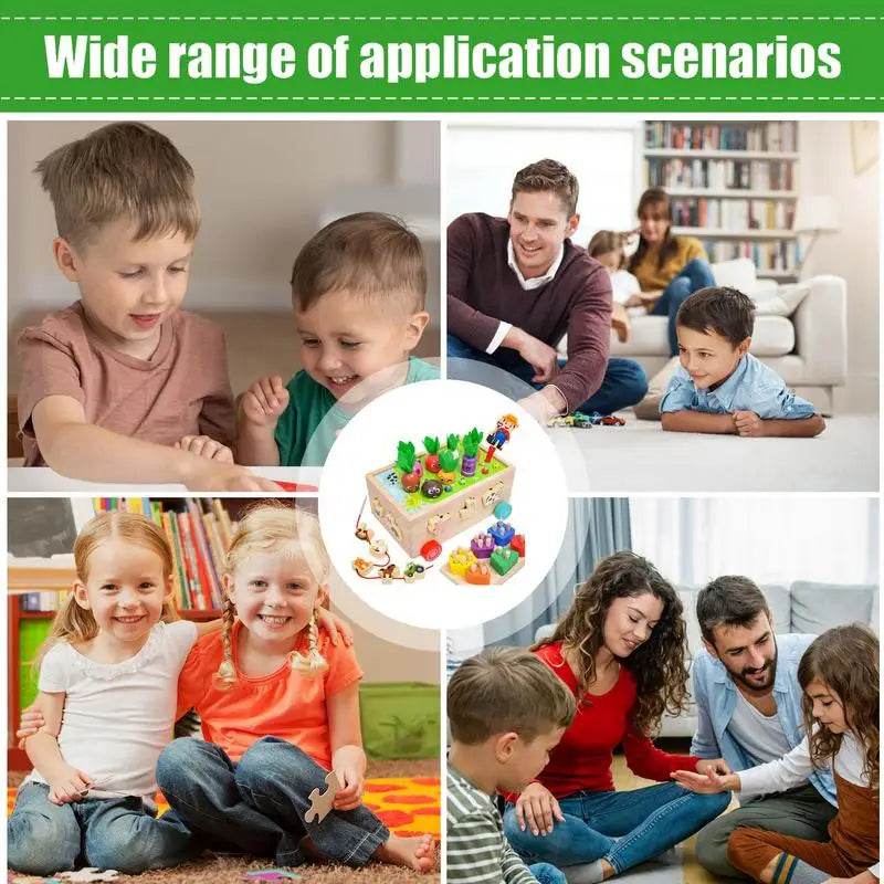 Montessori Shape Matching Carrot Toy for Early Learning and Fun - ToylandEU