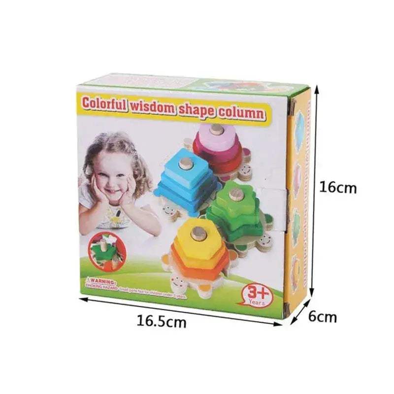Montessori Shape Matching Game Wooden Educational Toy For Kids - ToylandEU