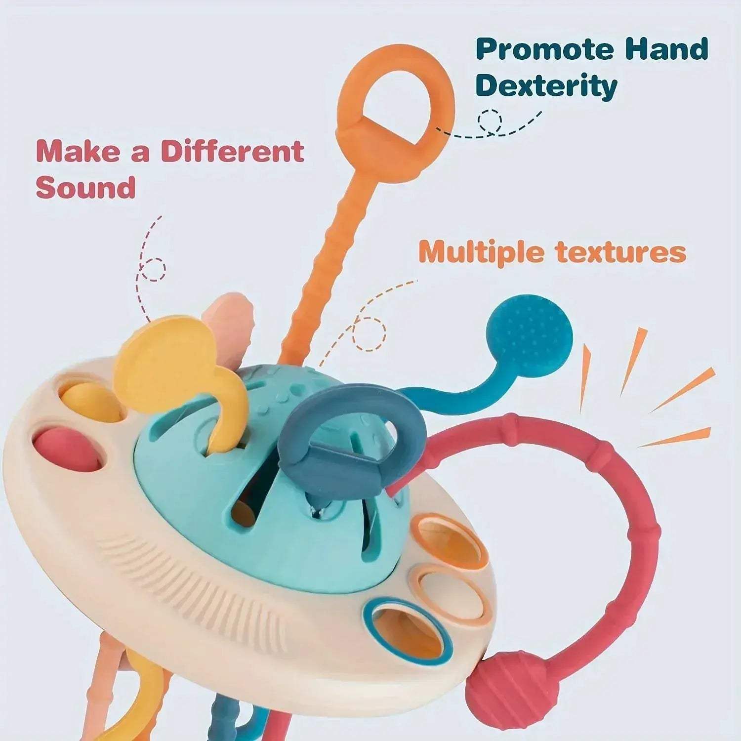 Montessori Silicone Baby Toy For Fine Motor Skills - ToylandEU