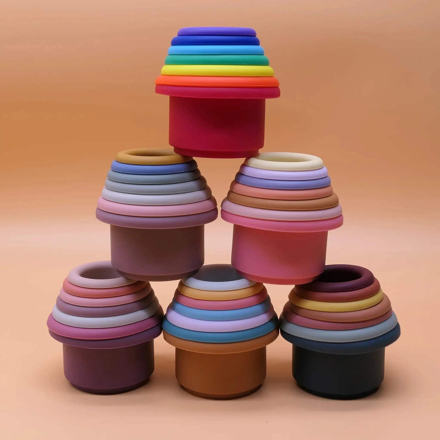 Montessori Silicone Stacking Toys For Early Education - ToylandEU