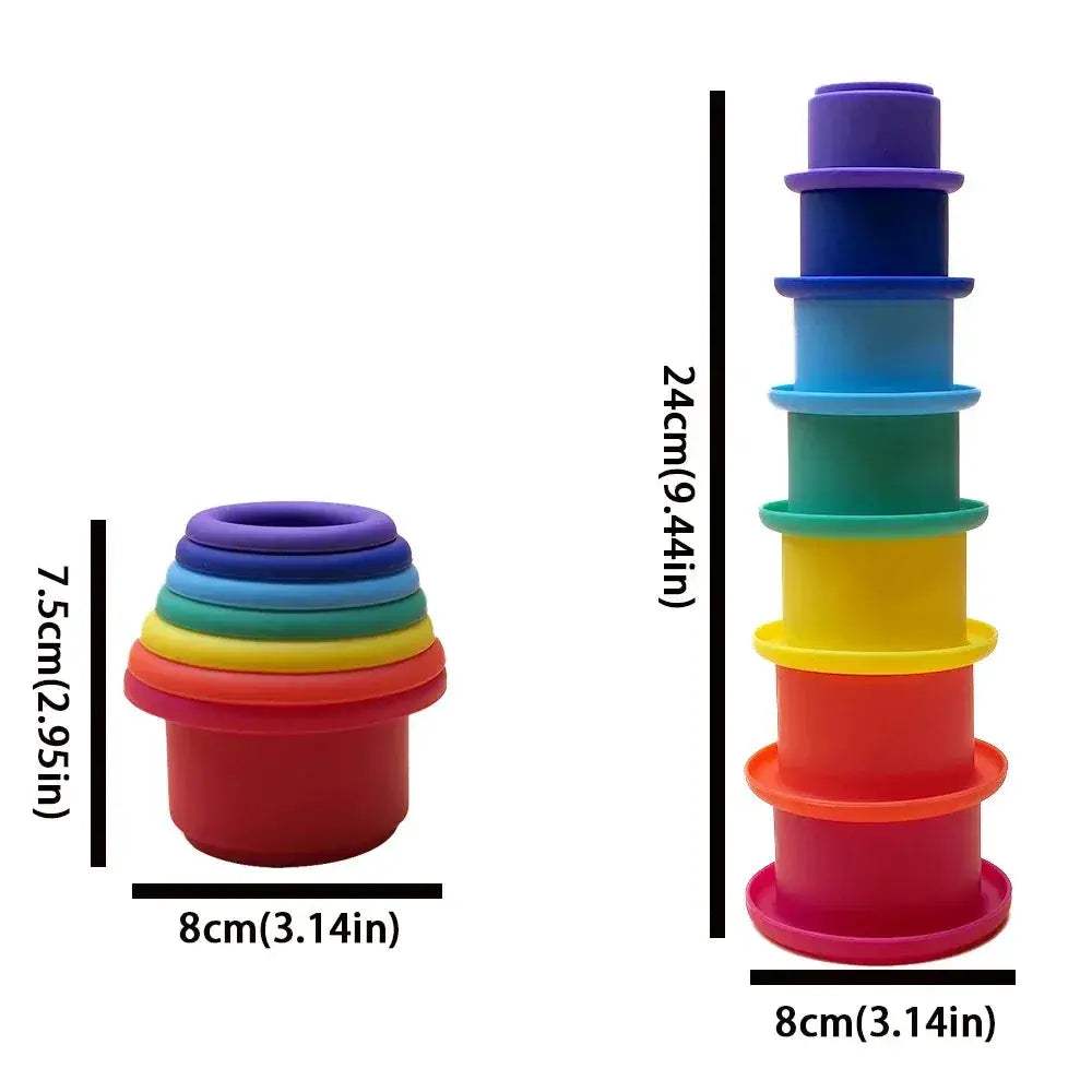 Montessori Silicone Stacking Toys For Early Education - ToylandEU