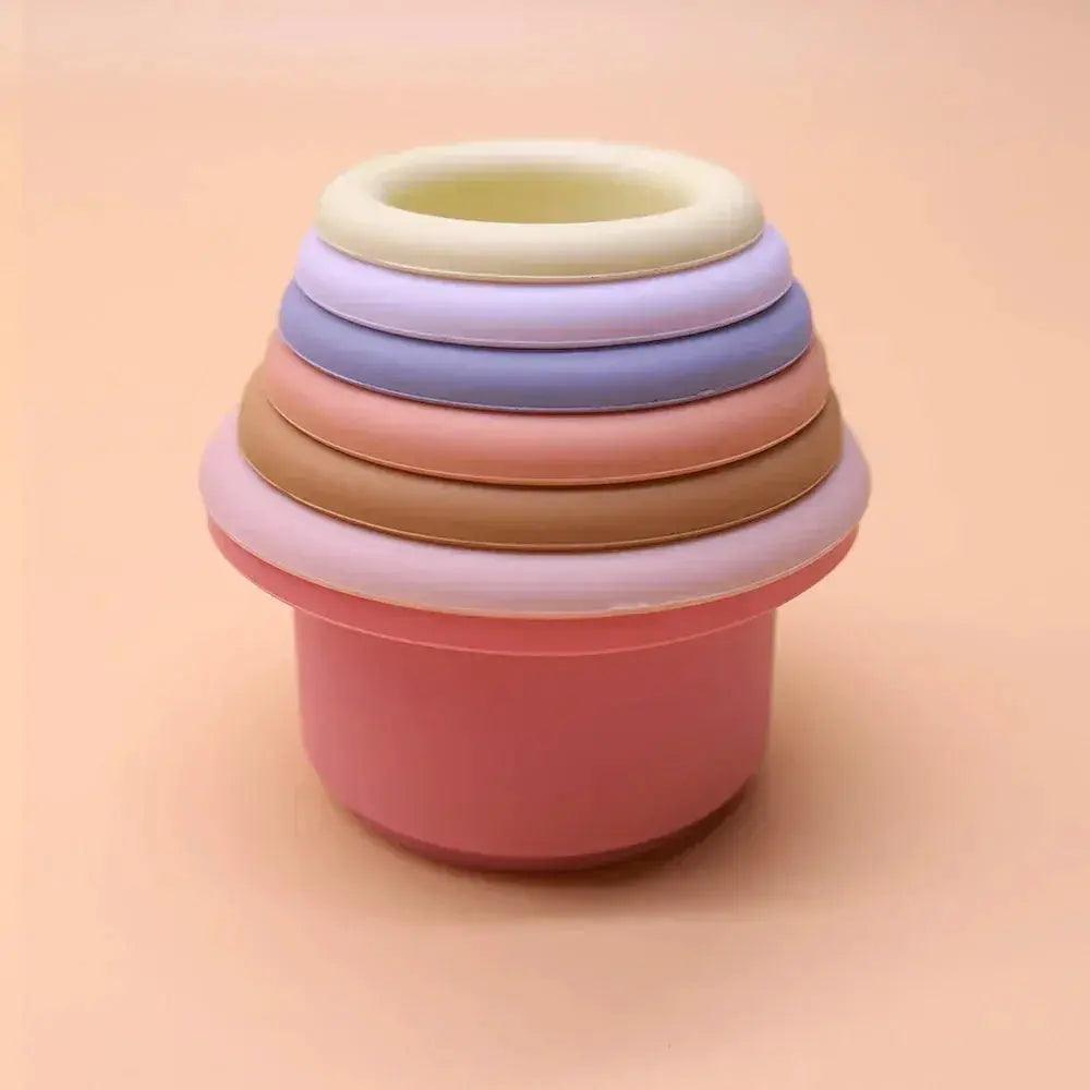  Montessori Silicone Stacking Toys Non Toxic -  ToylandEU™
