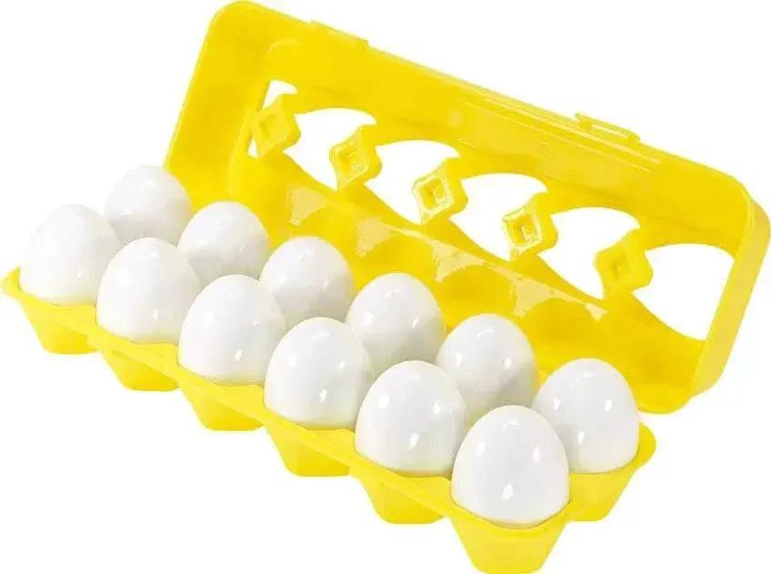  Montessori Smart Eggs In Cup Puzzle Set Six Or Twelve Pieces For Early Learning Shape Alphabet Math Toy -  ToylandEU™