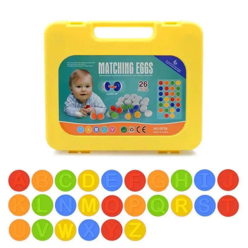  Montessori Smart Eggs In Cup Puzzle Set Six Or Twelve Pieces For Early Learning Shape Alphabet Math Toy -  ToylandEU™