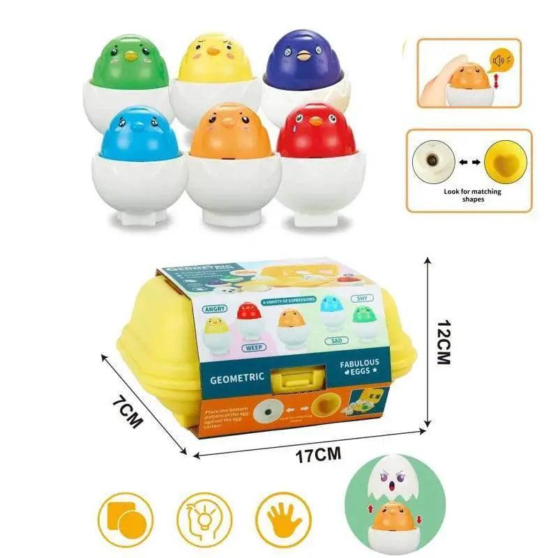  Montessori Smart Eggs In Cup Puzzle Set Six Or Twelve Pieces For Early Learning Shape Alphabet Math Toy -  ToylandEU™