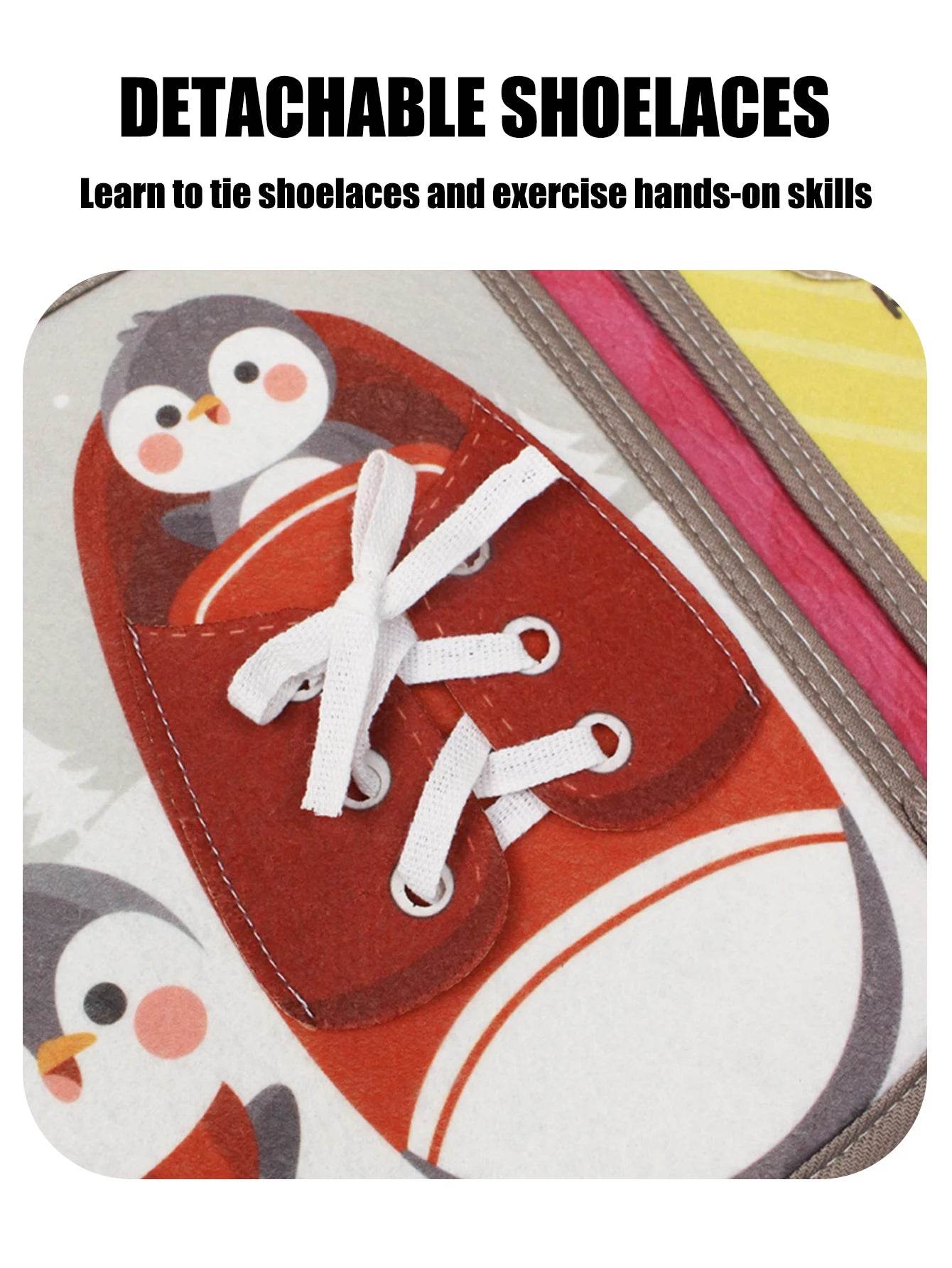 1PCS Soft Baby Book Montessori Early Education Quiet Cloth Book Learning Toys for Babies 0-6 Months and Up - ToylandEU