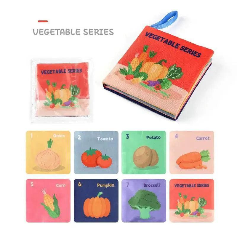  Montessori Soft Baby Cloth Book 3D Touch Feel High Contrast Sensory Toy For Kids -  ToylandEU™