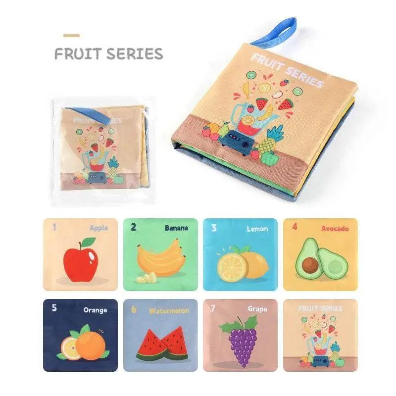  Montessori Soft Baby Cloth Book 3D Touch Feel High Contrast Sensory Toy For Kids -  ToylandEU™