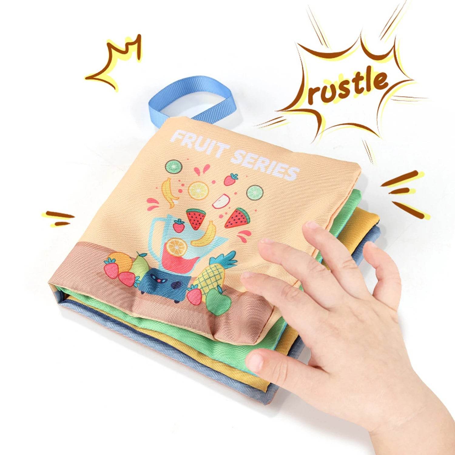 Soft Baby Books Toys Montessori 3D Touch Feel High Contrast Cloth Book Sensory Early Learning Games for Kids Educational Toys - ToylandEU