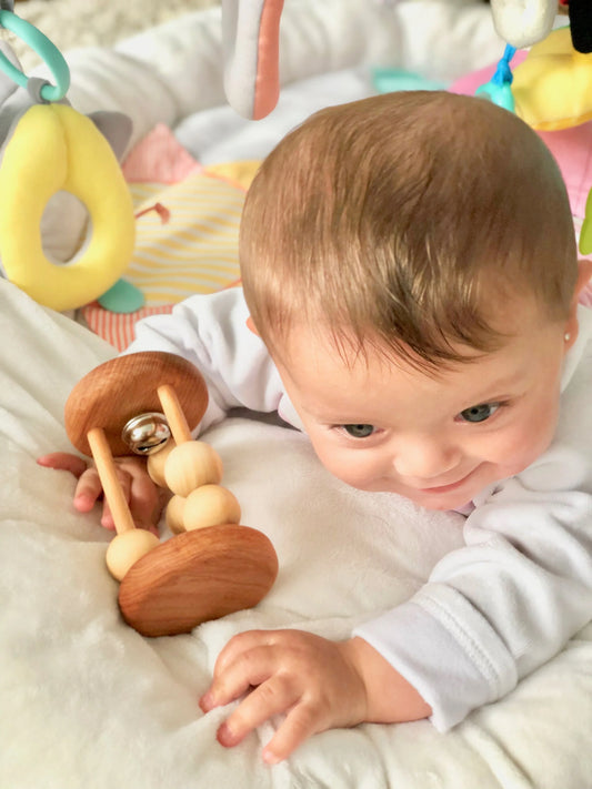 Montessori Spinning Drum Baby Rattle For Sensory Learning - ToylandEU