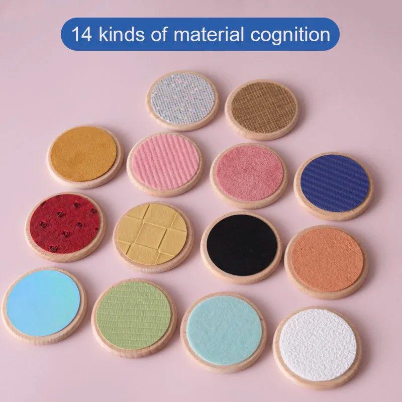 Montessori Tactile Board | Solid Wood | Toylandeu™