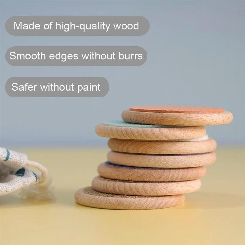 Montessori Tactile Board | Solid Wood | Toylandeu™