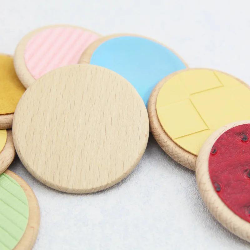 Montessori Tactile Board | Solid Wood | Toylandeu™