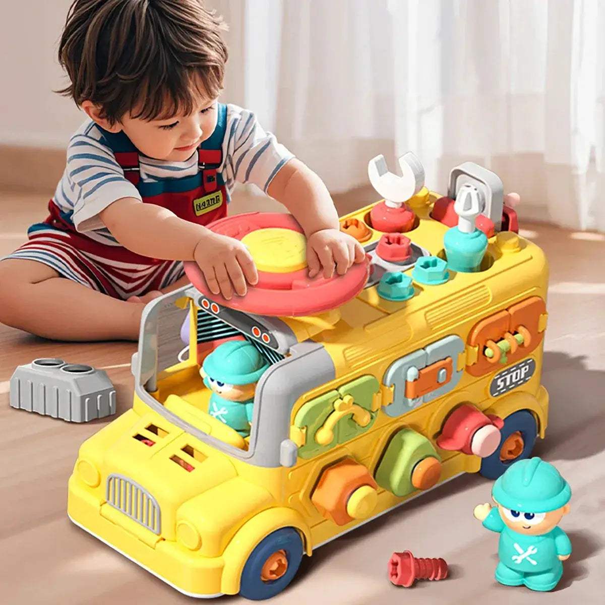 Montessori Toddler Busy Cube Travel Toy for Fine Motor Skills - ToylandEU