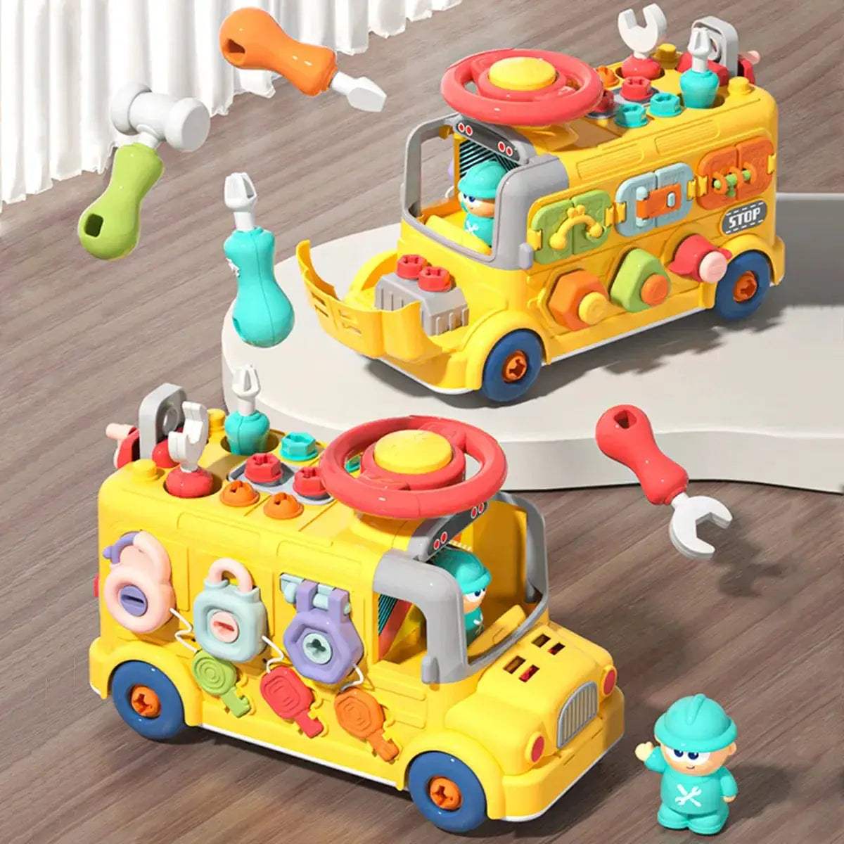 Montessori Toddler Busy Cube Travel Toy for Fine Motor Skills - ToylandEU