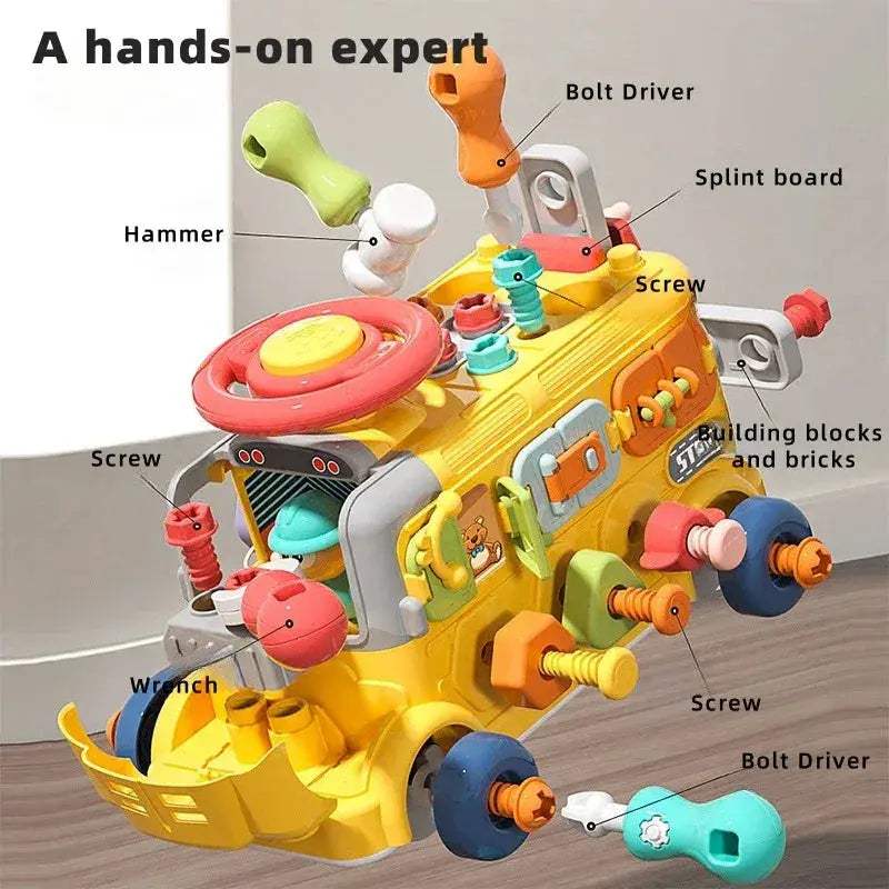 Montessori Toddler Busy Cube Travel Toy for Fine Motor Skills - ToylandEU