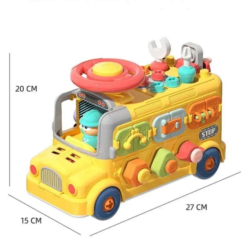 Montessori Toddler Busy Cube Travel Toy for Fine Motor Skills - ToylandEU