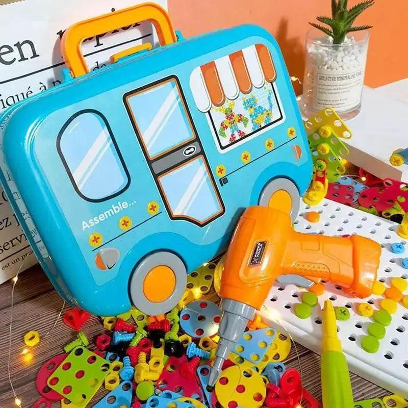  Montessori Tool Set For Kids Engaging Driller Play Kit Ages 3 And Up Garden Themed -  ToylandEU™