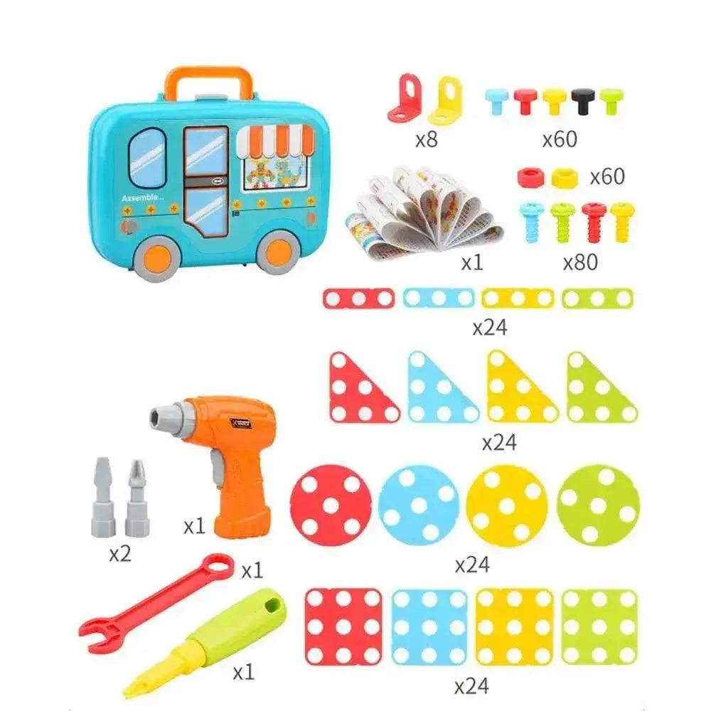  Montessori Tool Set For Kids Engaging Driller Play Kit Ages 3 And Up Garden Themed -  ToylandEU™