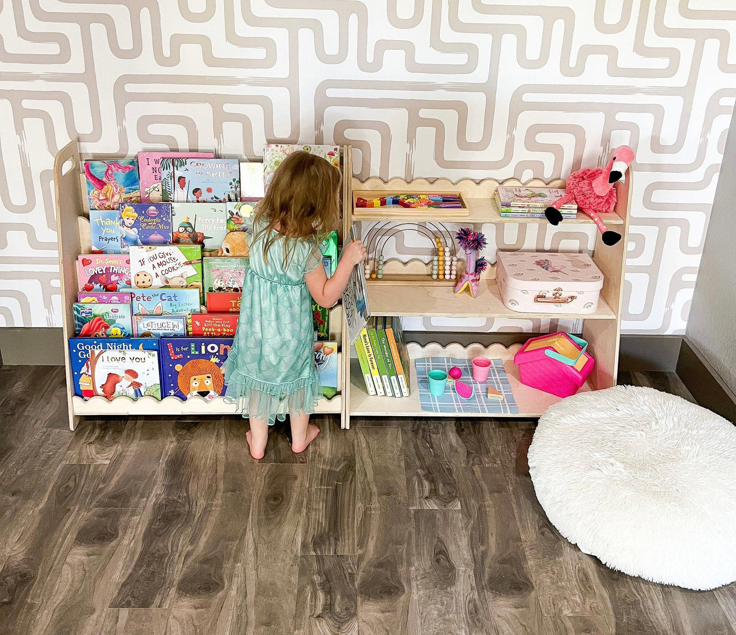 Montessori Toy Shelf | Baltic Birch Ply | Toylandeu™